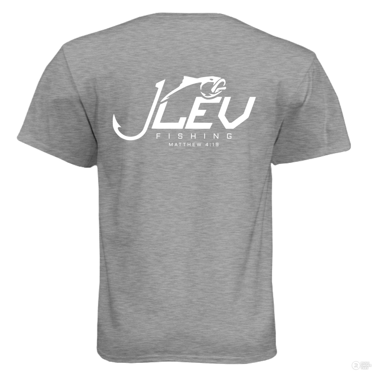 Dark Heather Grey (60/40) - BACK